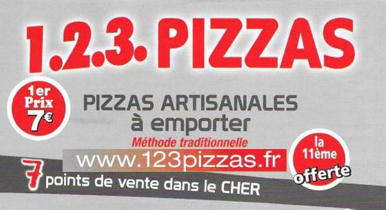 Pizzria 1.2.3. PIZZAS